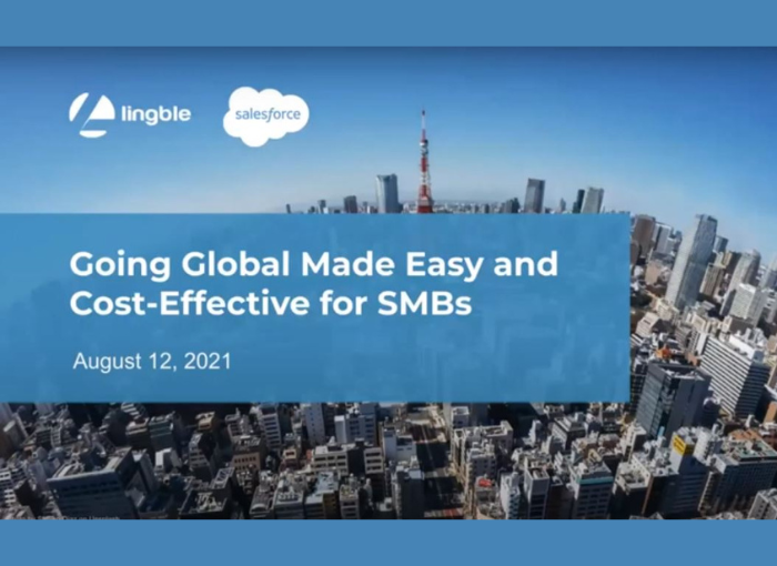 Webinar - Going Global Made Easy and Cost Effective for SMBS