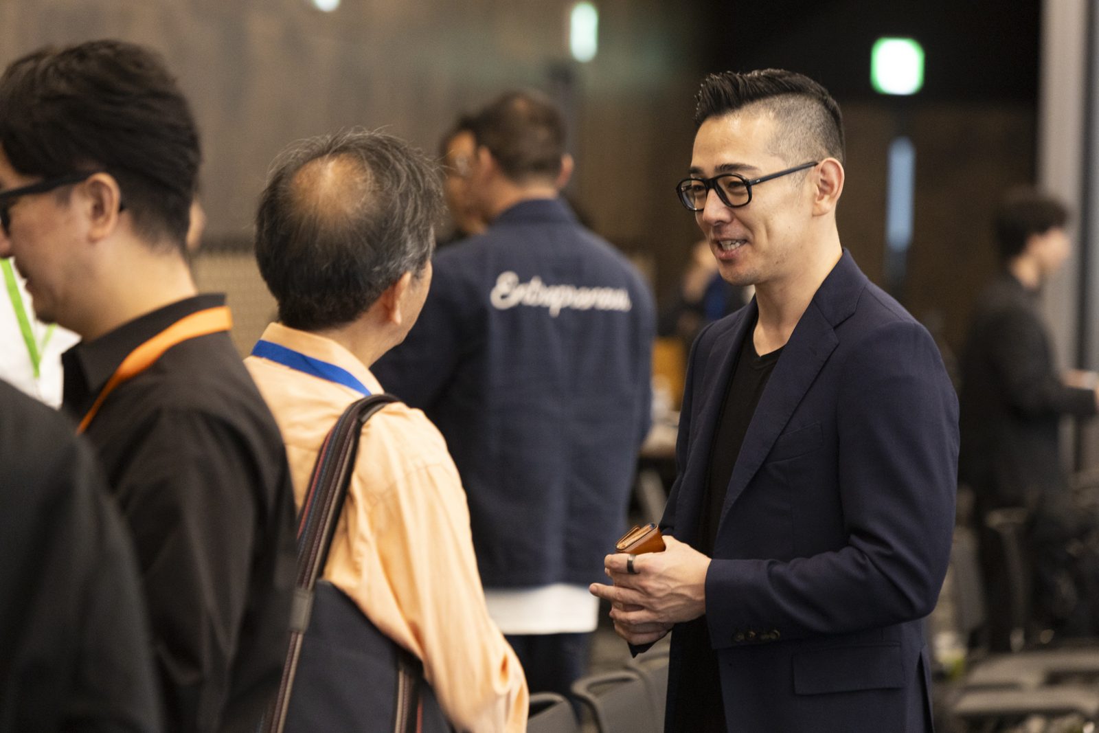Speakers and guests in conversation
